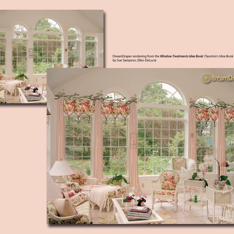 Garden Room from Taunton's Window Treatments Idea Book