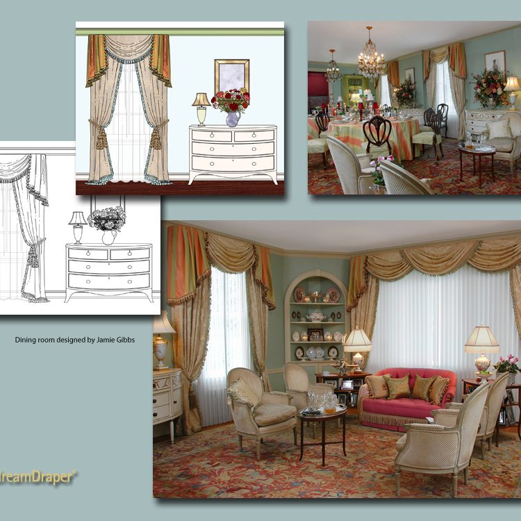 Formal Dining Room by Jamie Gibbs - Showhouse